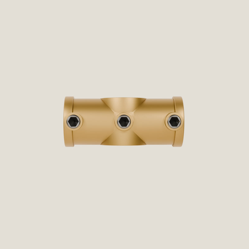 Abrazadera para tubos de 3/4" – Dorado