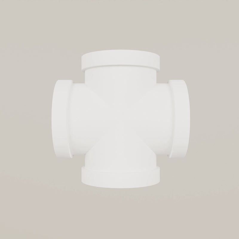 4-way connector – white