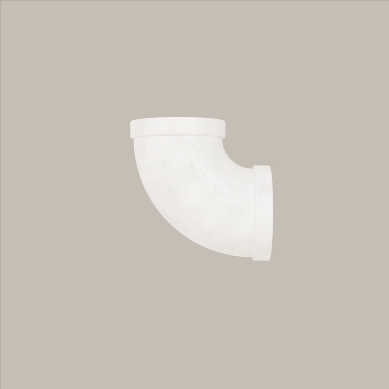 Conector en ángulo de 90° – Blanco