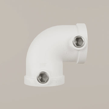 Abrazadera de 90° – Blanco