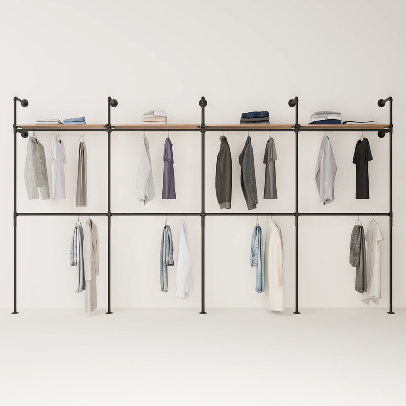 KIM DOUBLE 4 OAK – 4 estantes