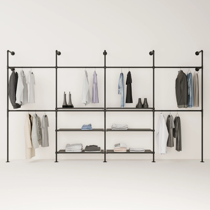 KIM DOUBLE 4 METAL – 6 estantes en el centro