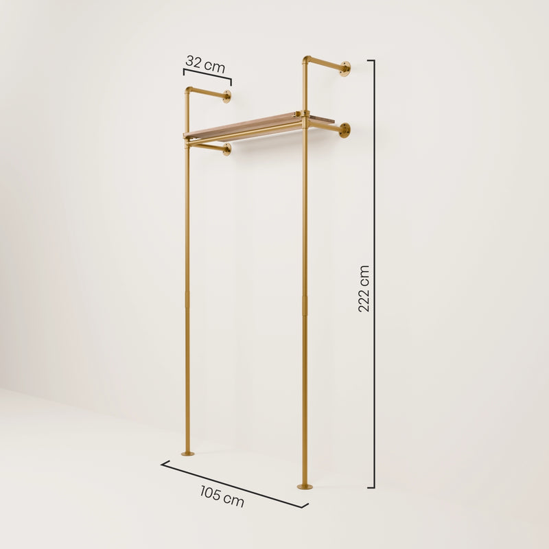 KIM 1 OAK – 1 estante superior | oro