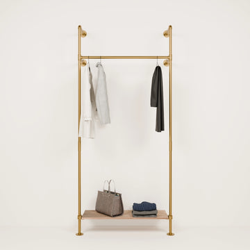 KIM 1 OAK – 1 estante inferior | oro