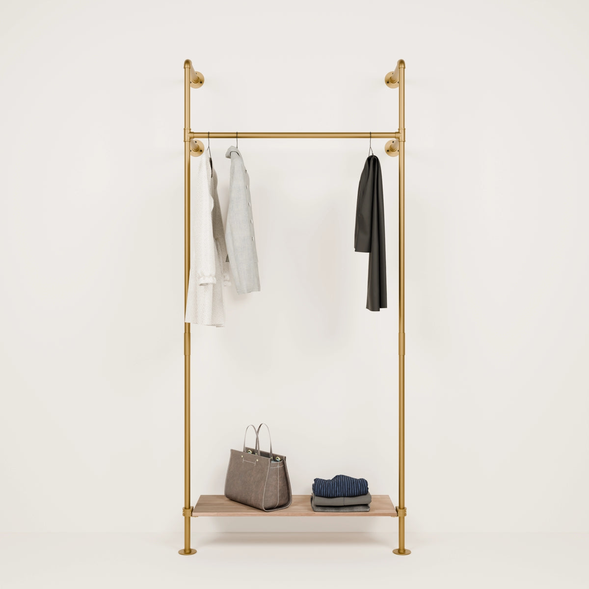 KIM 1 OAK – 1 estante inferior | oro