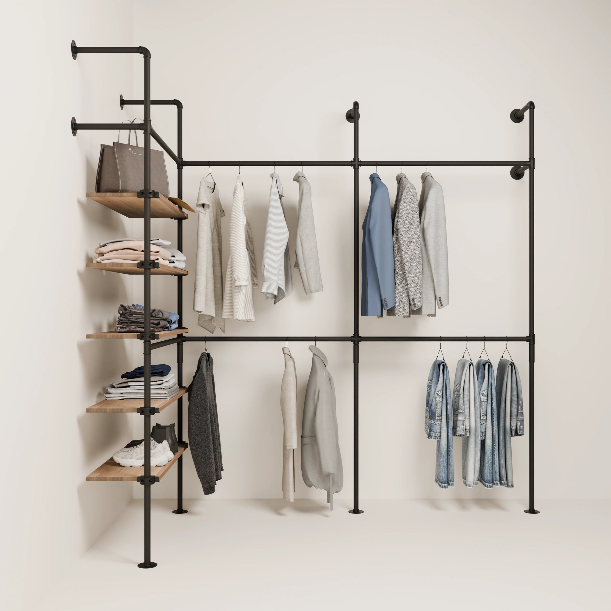 KIM EDGE DOUBLE 3 OAK – 5 estantes