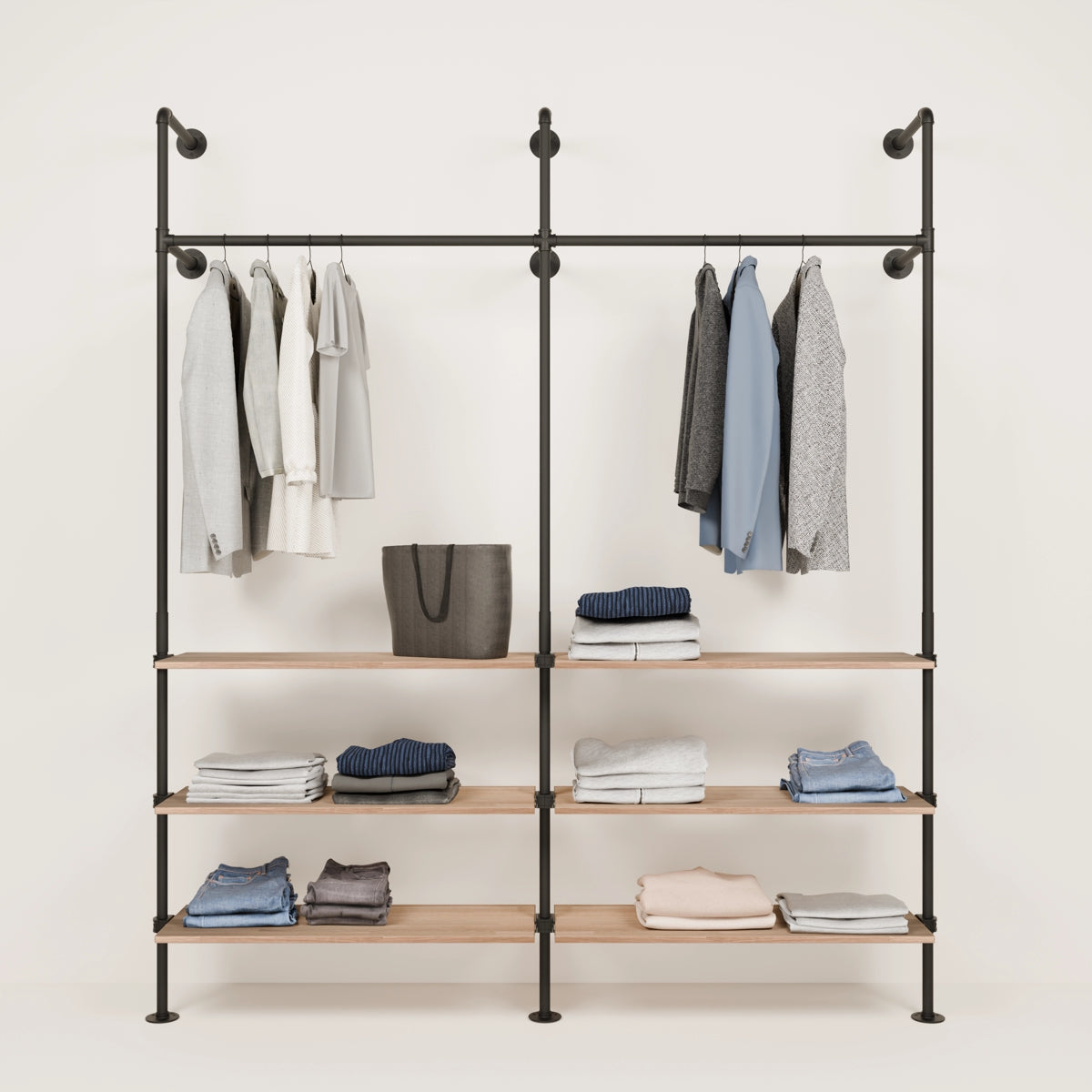 KIM 2 OAK – 6 shelves