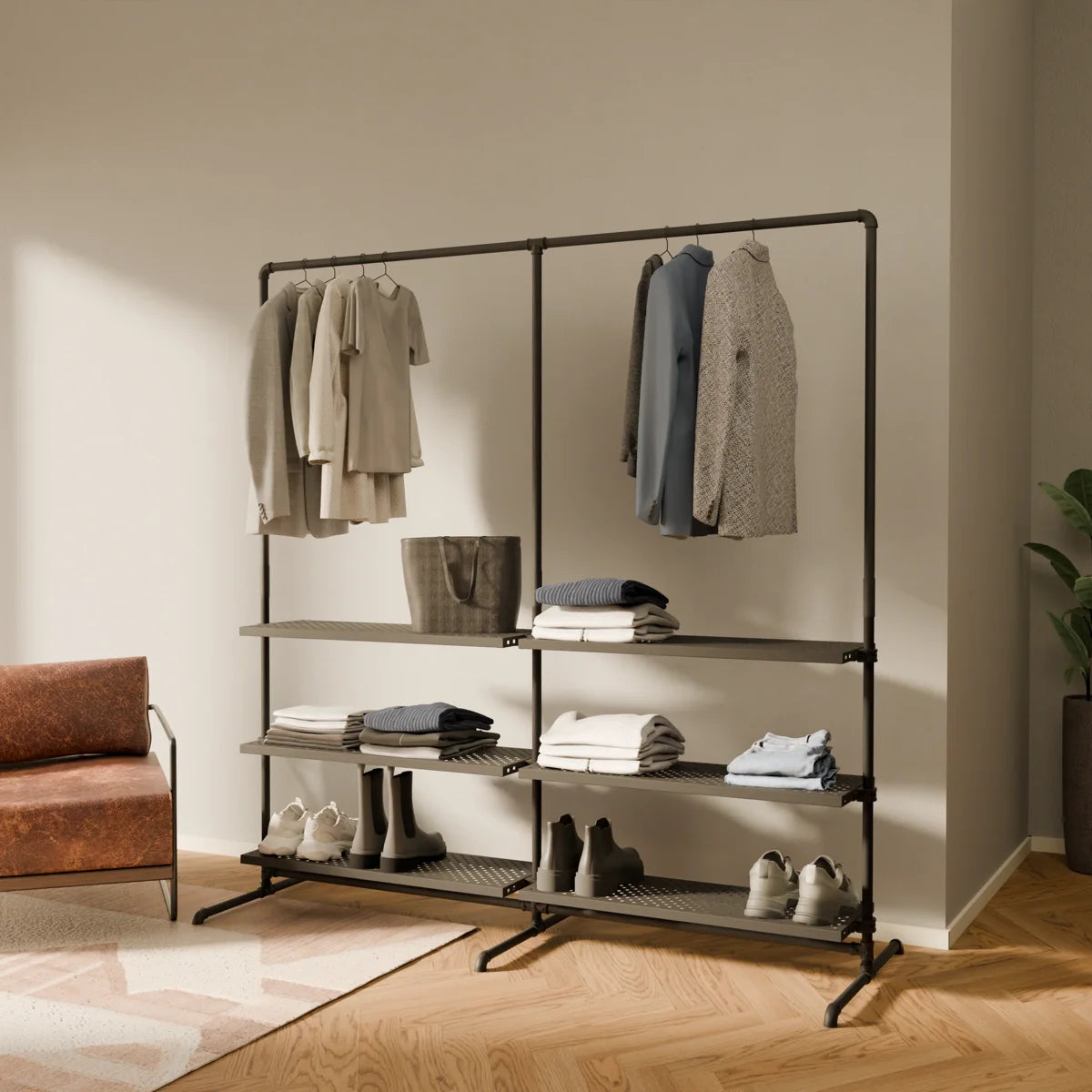 LAS 2 METAL – 6 estantes