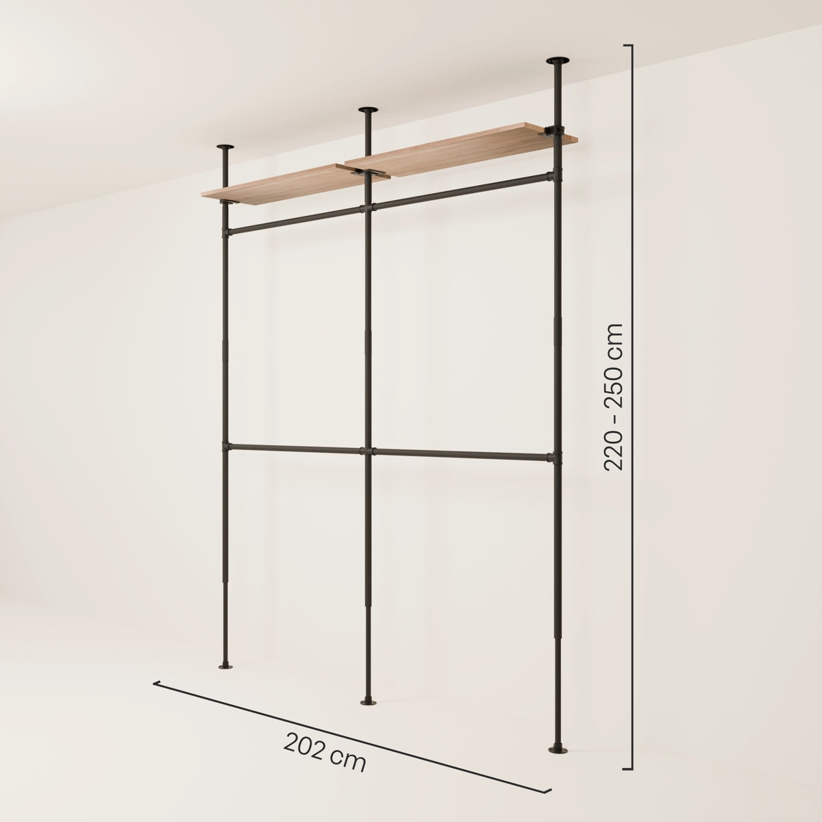 LOFT 2 OAK – 2 shelves