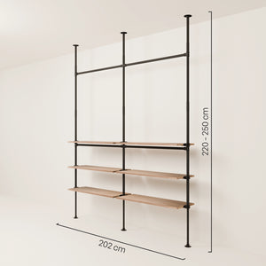 LOFT 2 OAK – 6 shelves