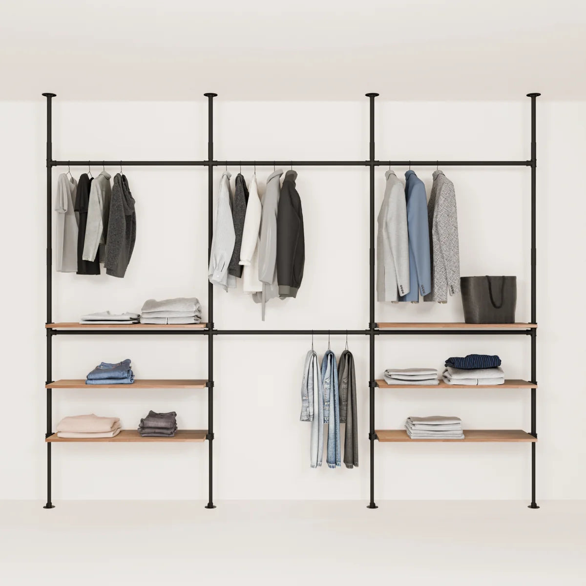 LOFT 3 OAK – 6 estantes en la parte inferior