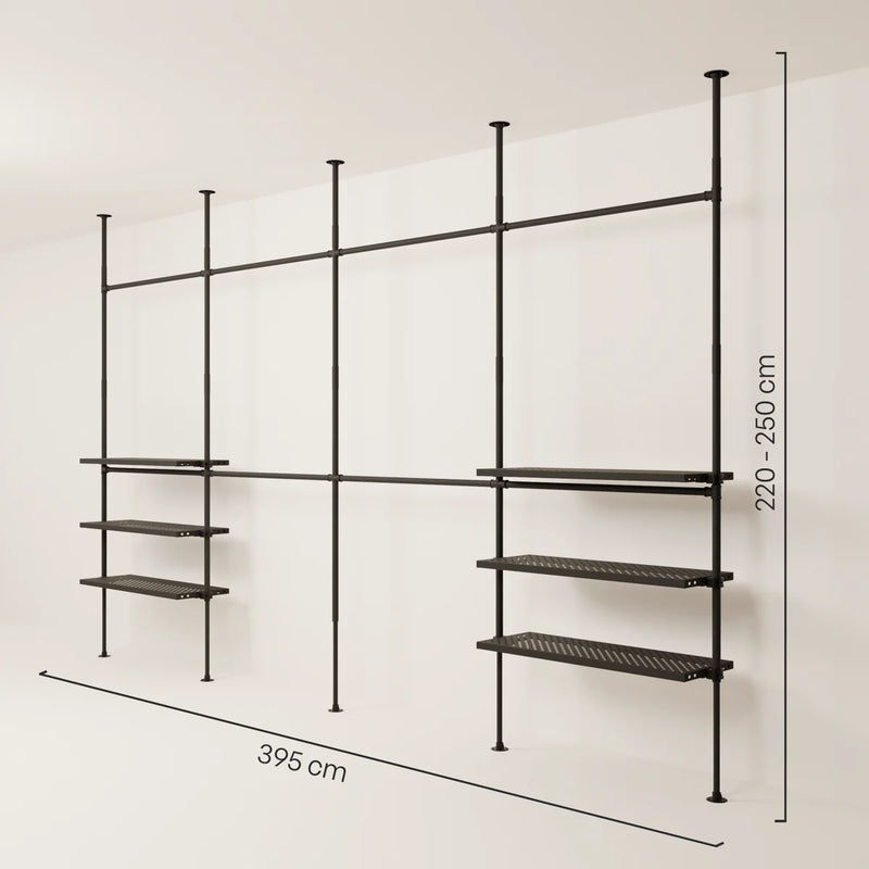 LOFT 4 METAL –  6 estantes exteriores