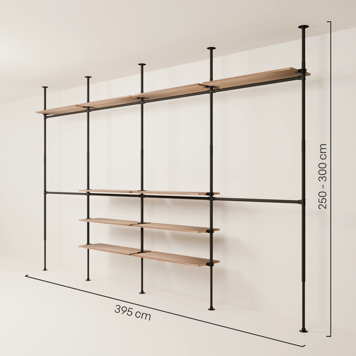 LOFT 4 OAK – 10 estantes