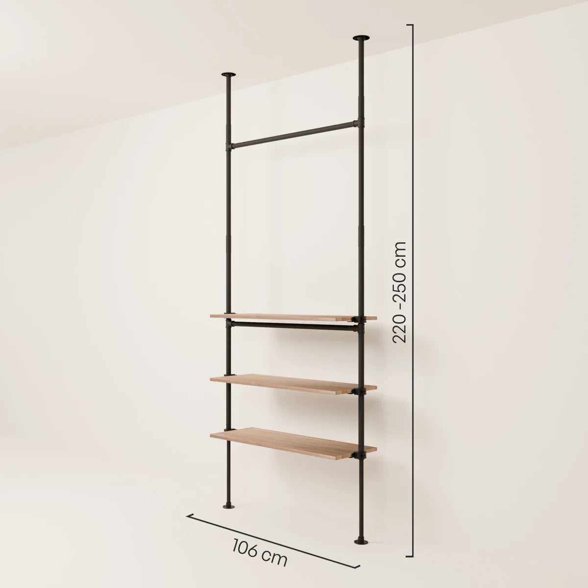 LOFT 1 OAK – 6 shelves