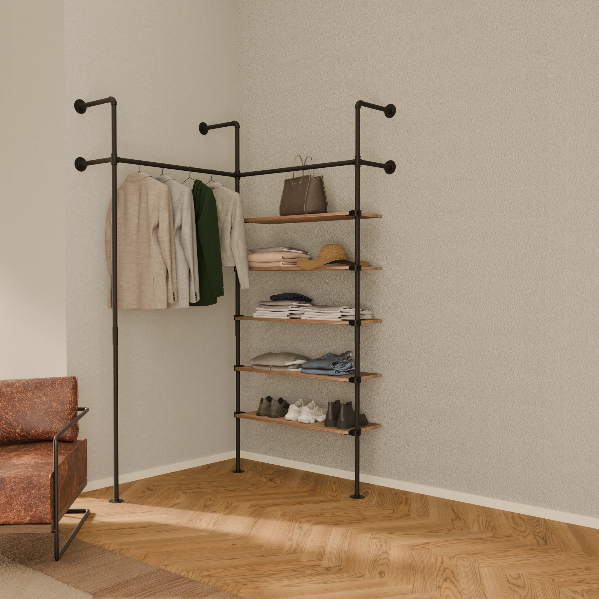 KIM EDGE 2 OAK – 5 estantes