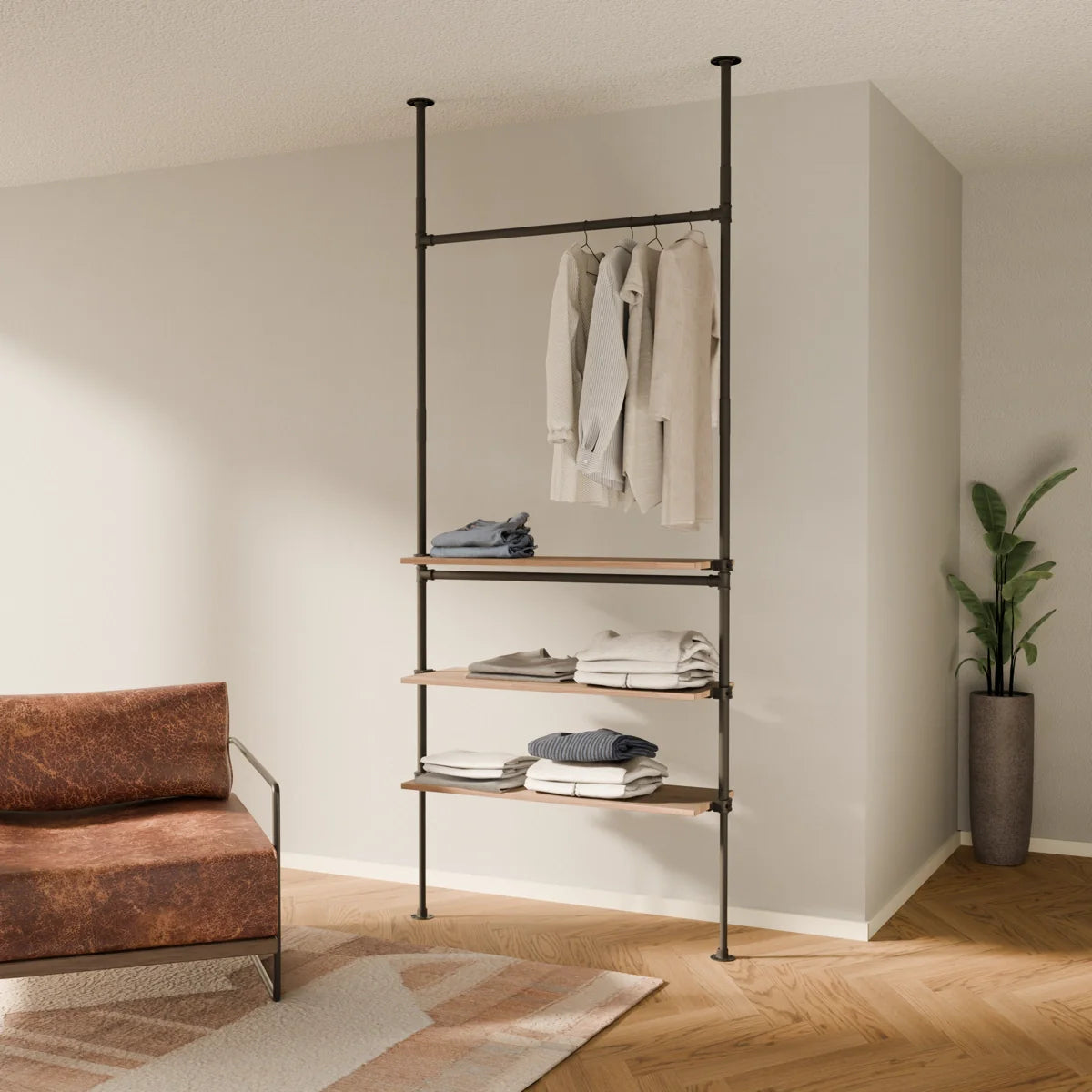 LOFT 1 OAK – 6 shelves