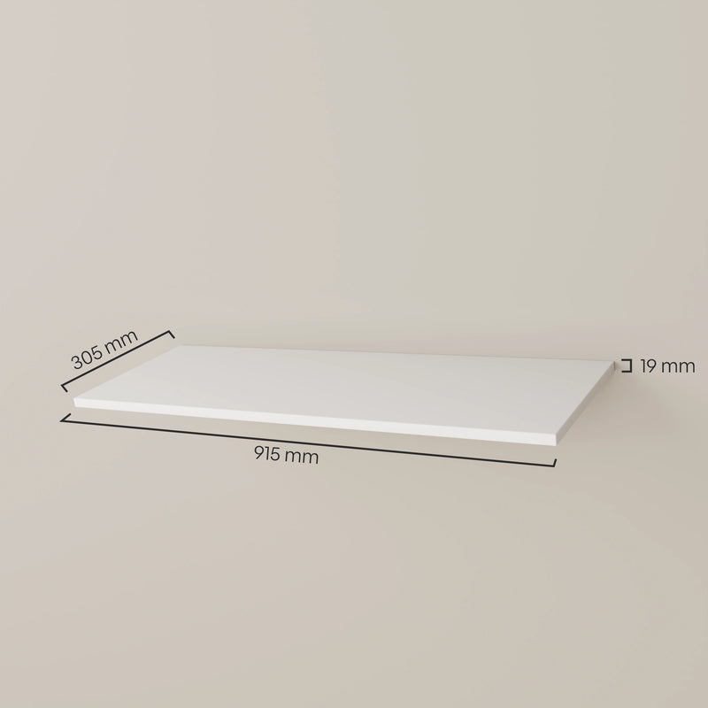 Estante – blanco | incl. accesorios de montaje | juego de 1 | juego de 3 | juego de 5