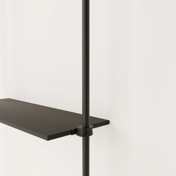 Balda – negra | incl. accesorios de montaje | juego de 1 | juego de 3 | juego de 5