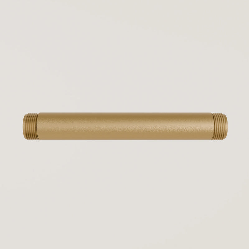 Tubo de agua de 3/4" – Recubrimiento en polvo | Fundición templada | Dorado