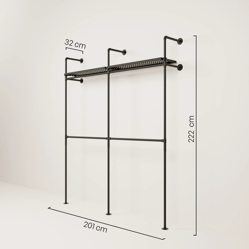 KIM DOUBLE 2 METAL – 2 estantes