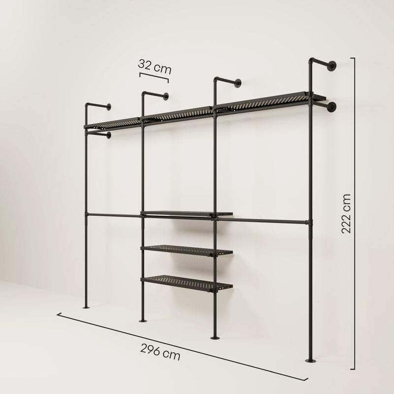KIM DOUBLE 3 METAL – 6 estantes