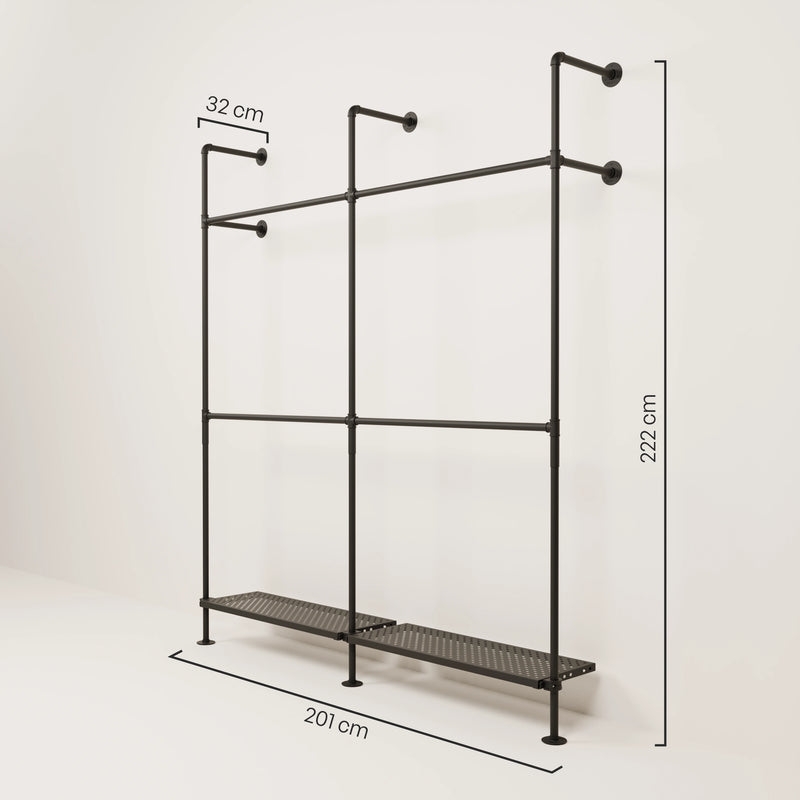KIM DOUBLE 2 METAL – 2 estantes abajo
