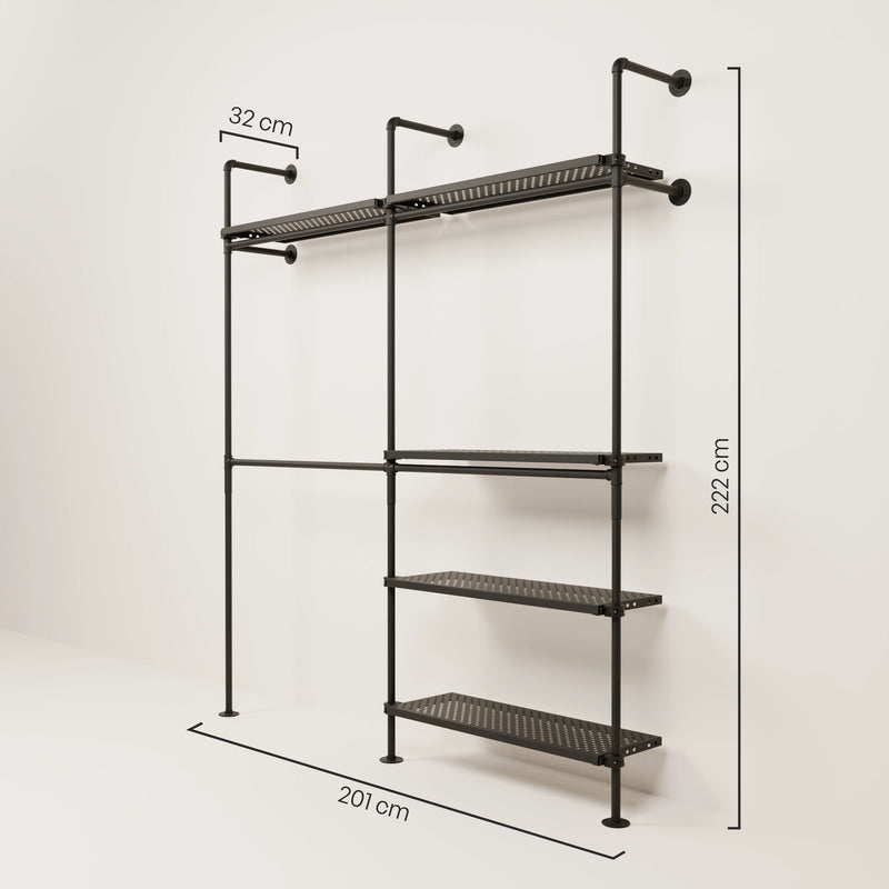 KIM DOUBLE 2 METAL – 5 estantes