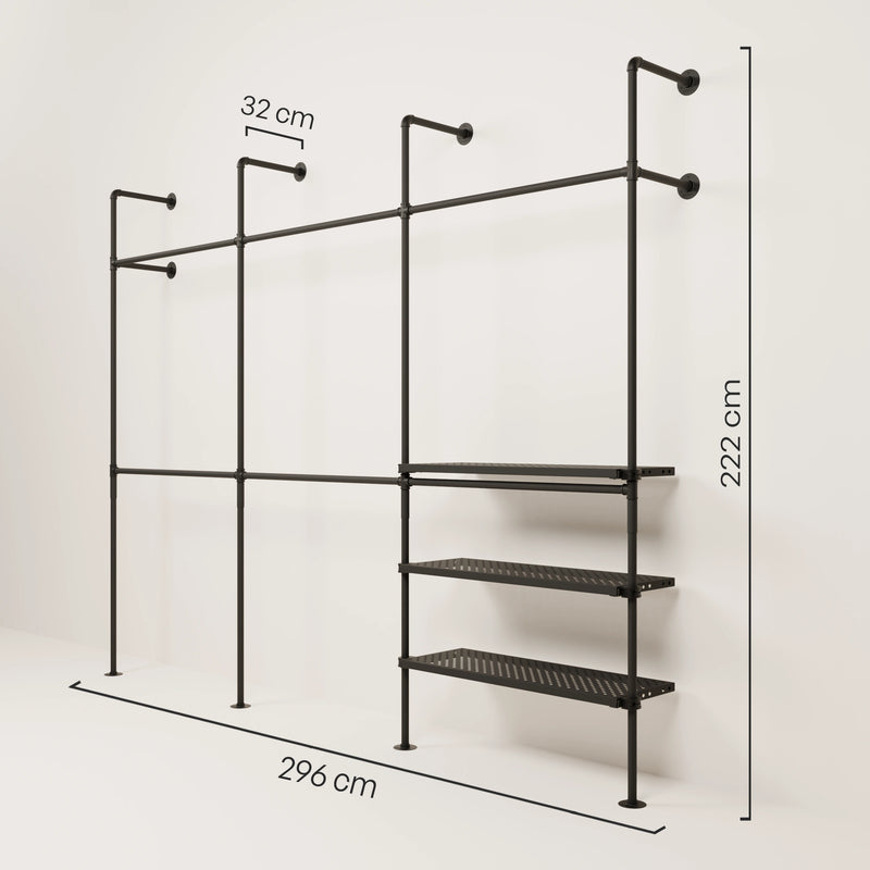 KIM DOUBLE 3 METAL – 3 estantes