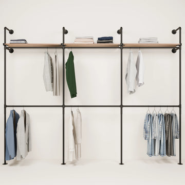 KIM DOUBLE 3 OAK – 3 estantes arriba