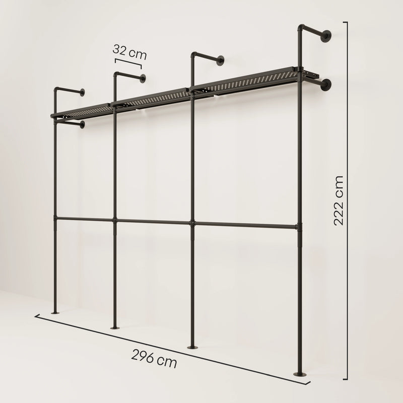 KIM DOUBLE 3 METAL – 3 estantes arriba