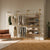 KIM DOUBLE 3 OAK – 5 estantes | oro