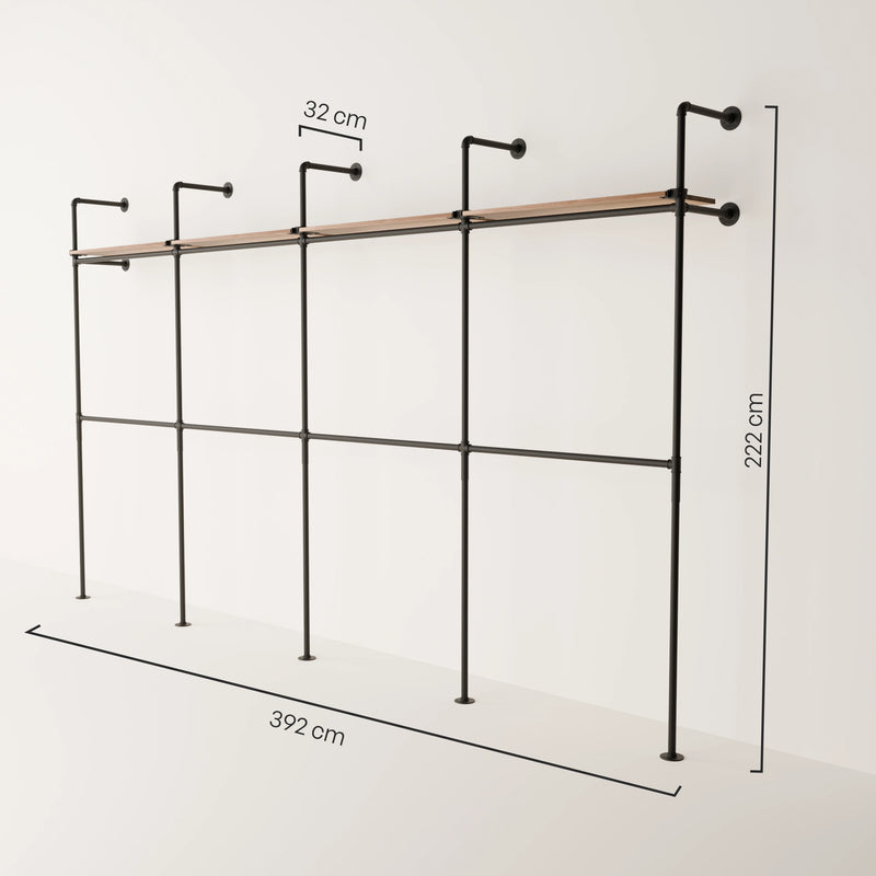 KIM DOUBLE 4 OAK – 4 estantes