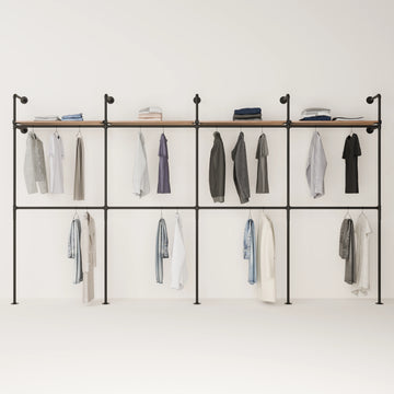 KIM DOUBLE 4 OAK –  4 shelves