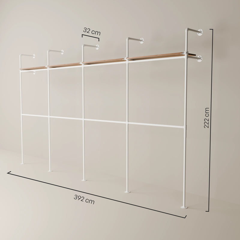 KIM DOUBLE 4 OAK – 4 estantes