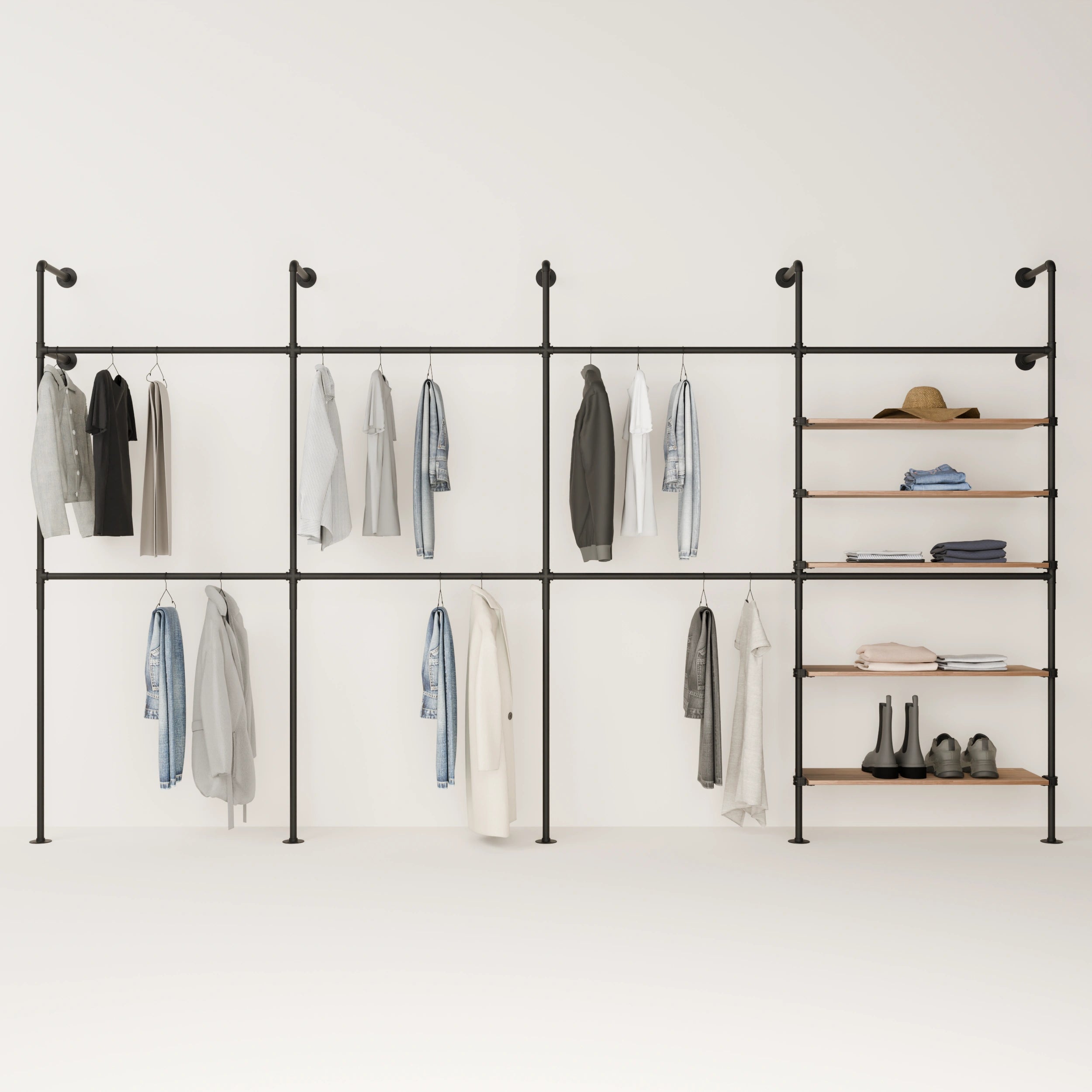 KIM DOUBLE 4 OAK – 5 estantes