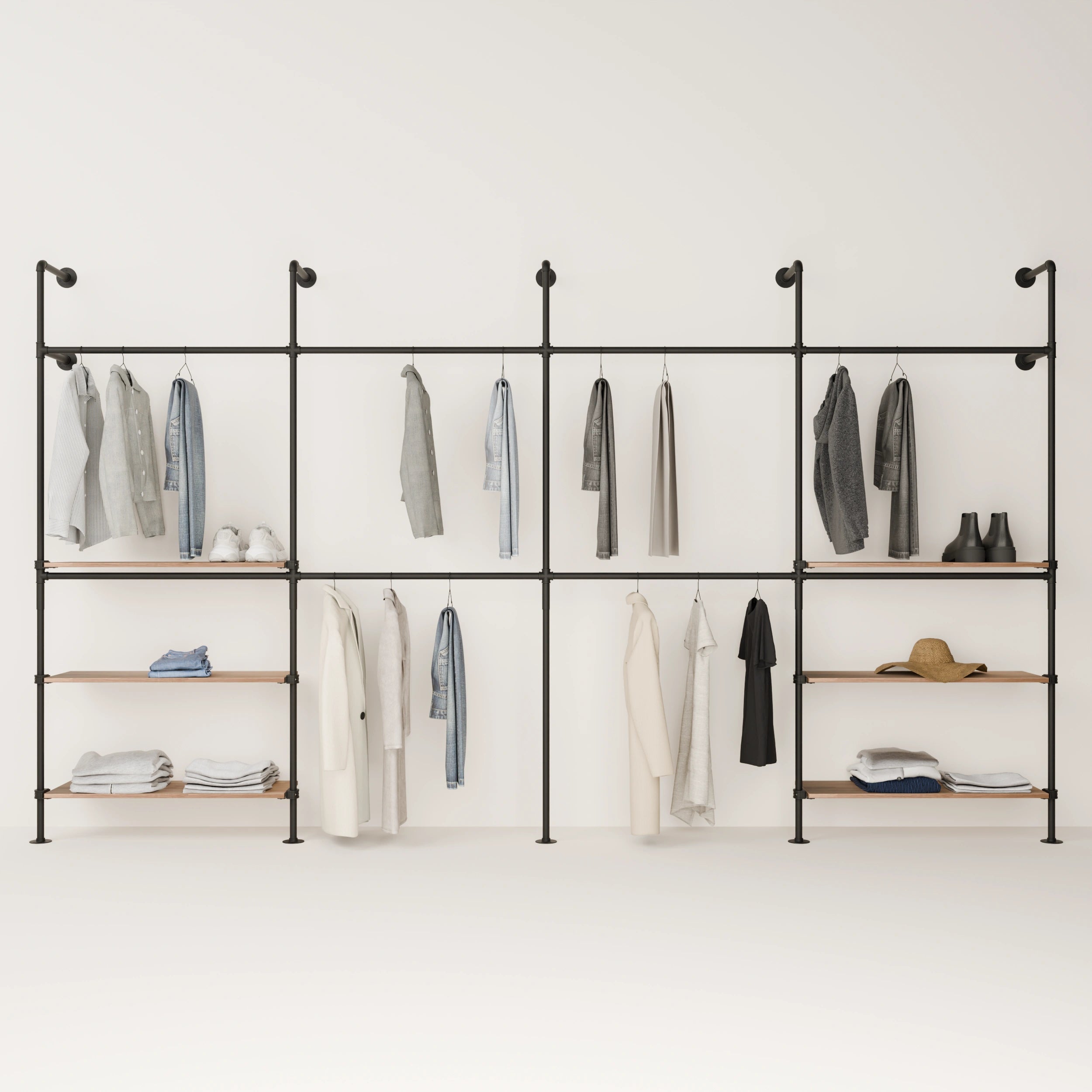 KIM DOUBLE 4 OAK – 6 estantes