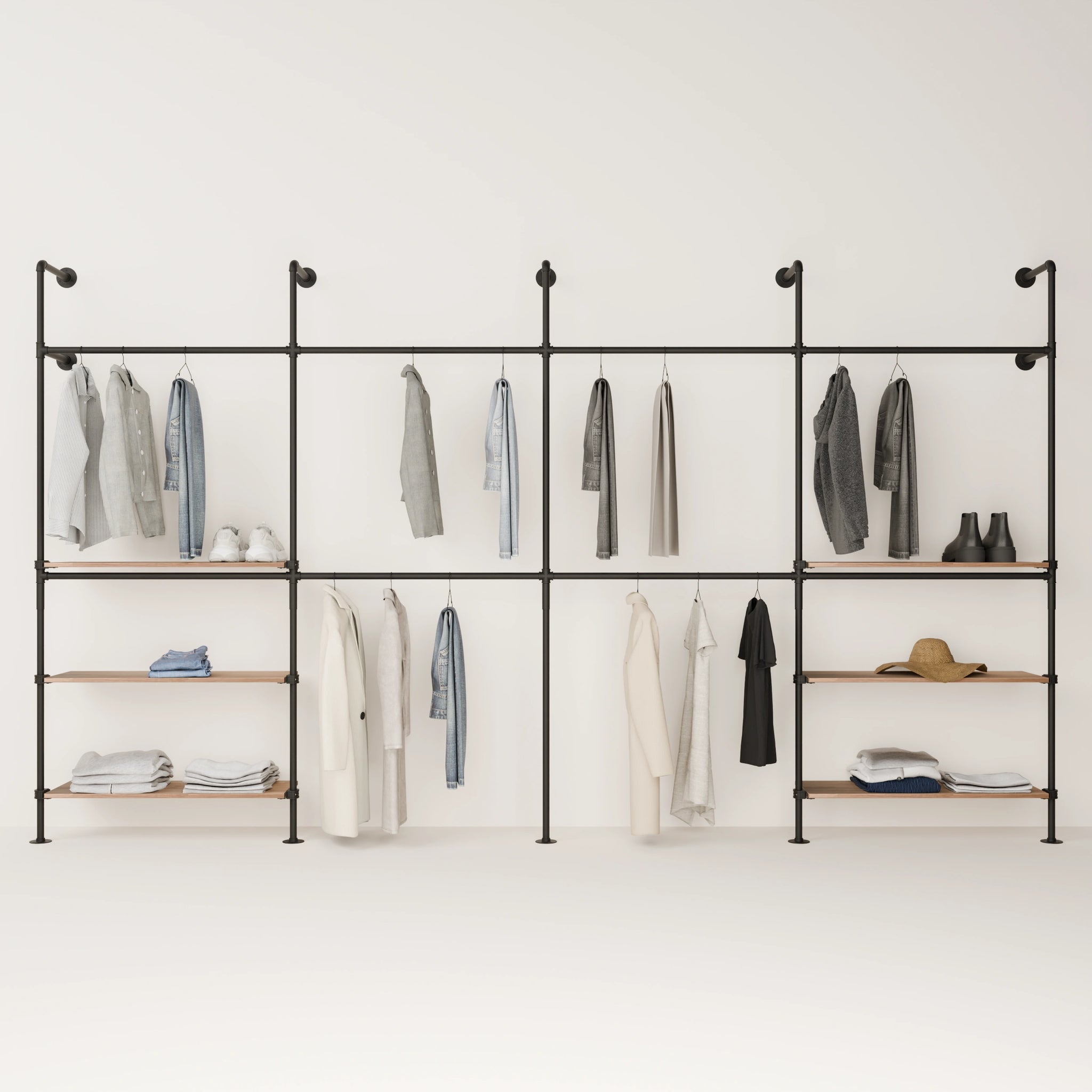 KIM DOUBLE 4 OAK – 6 estantes