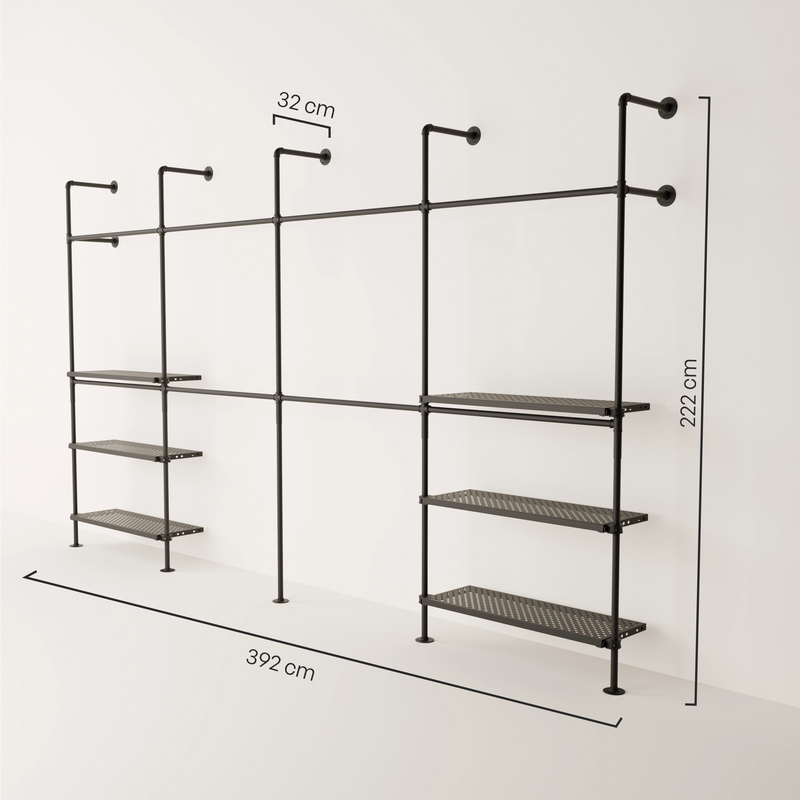 KIM DOUBLE 4 METAL – 6 estantes