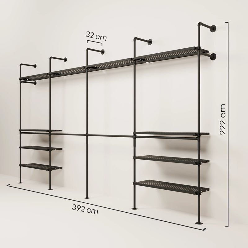 KIM DOUBLE 4 METAL – 10 estantes superiores