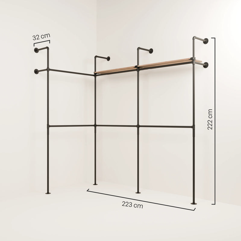 KIM EDGE DOUBLE 3 OAK – 2 estantes