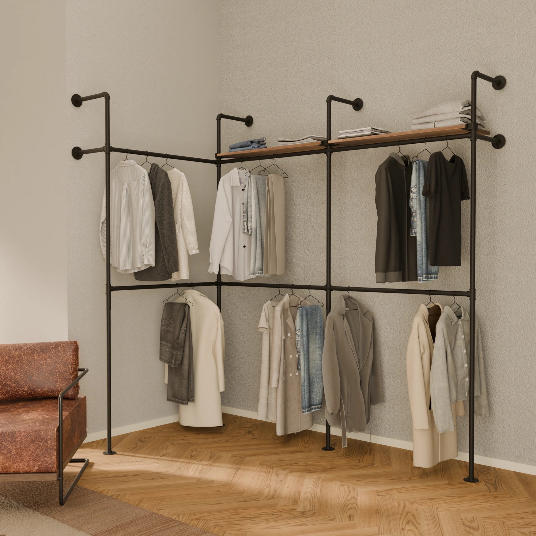 KIM EDGE DOUBLE 3 OAK – 2 estantes