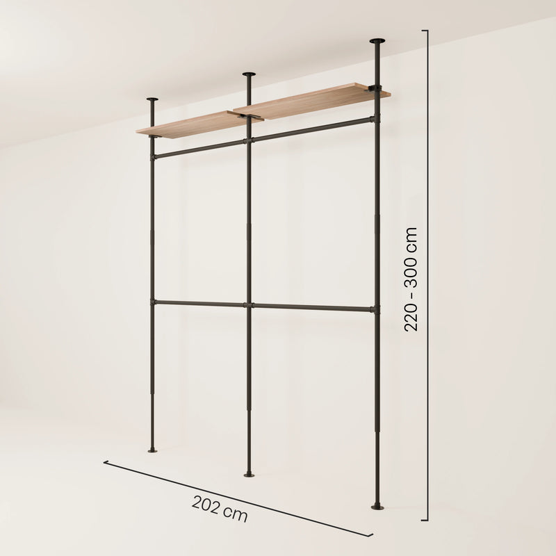 LOFT 2 OAK – 2 estantes