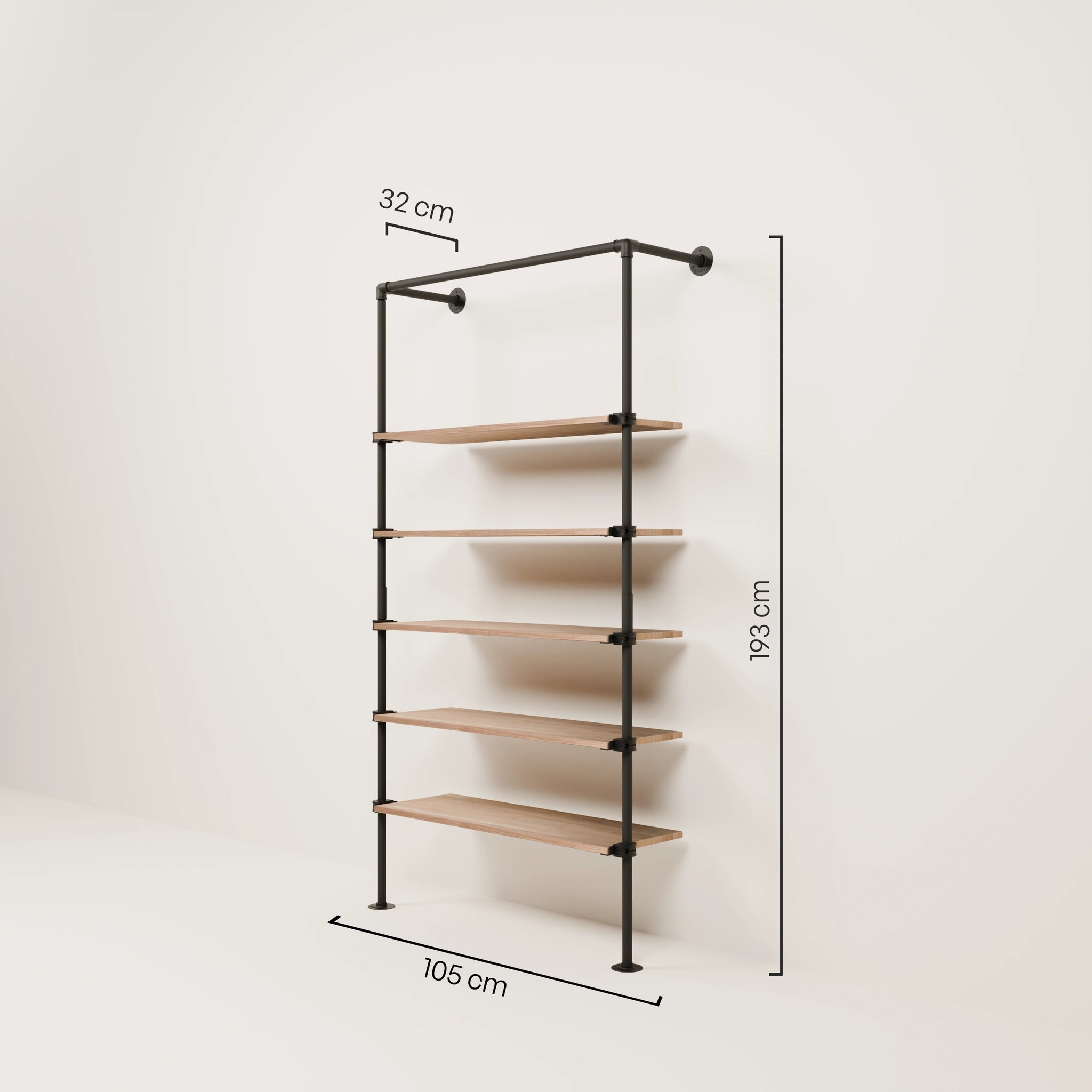 TIM 1 OAK – 5 estantes