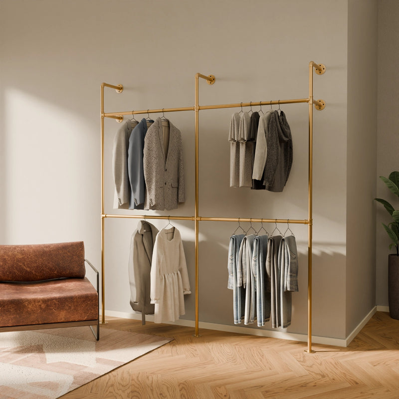 KIM DOUBLE 2 – Perchero Oro